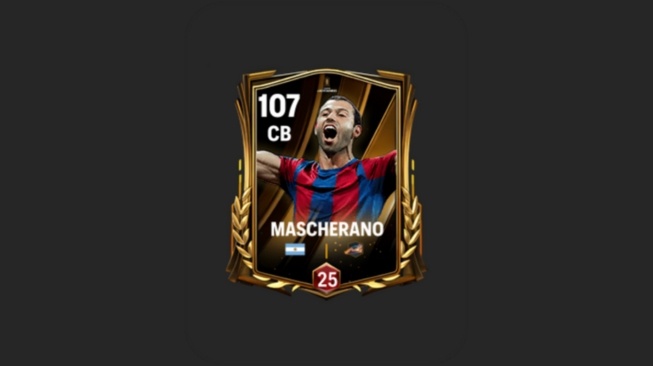 Kartu Mascherano di FC Mobile. (EA Sports)