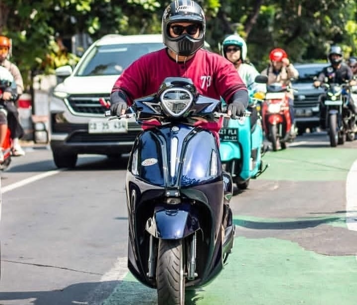Contoh serunya modifikasi tunggangan kesayangan Jamal Hambali ((Dok: Instagram@/jamalhambalii)