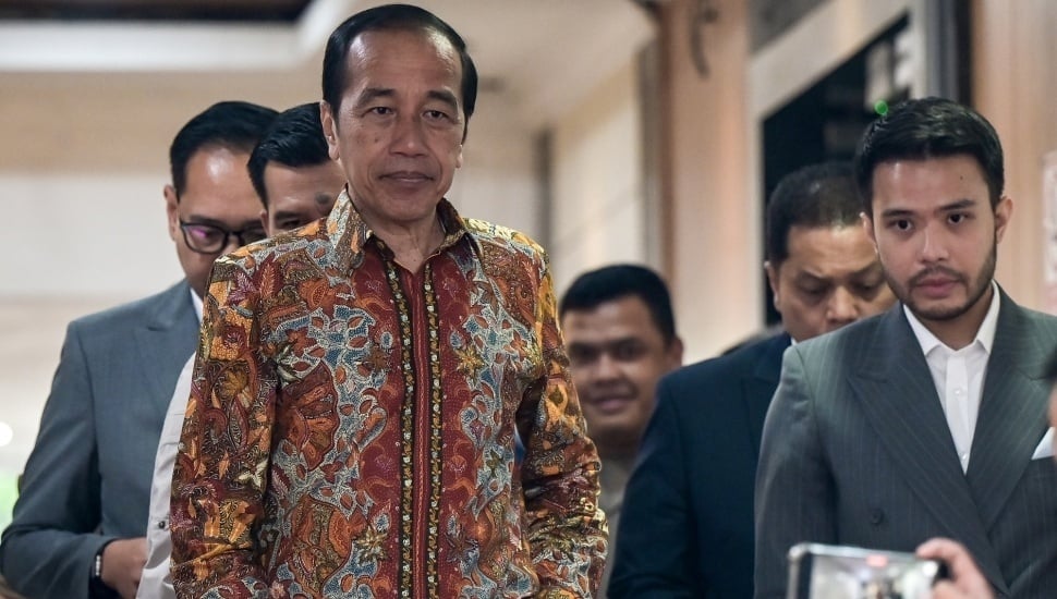 Presiden ke-7 RI, Joko Widodo atau Jokowi lapor Polda Metro Jaya terkait kasus tuduhan ijazah palsu. (Suara.com/Alfian)