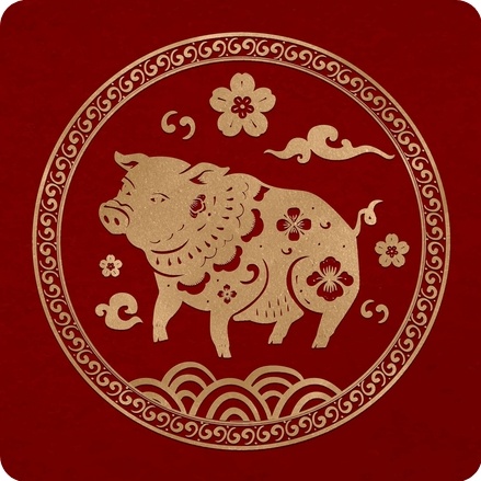 Ilustrasi shio babi (Freepik/rawpixel.com)