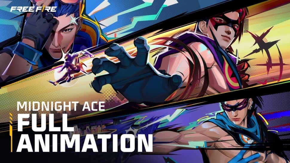Event Skydive Midnight Ace di Free Fire. (Garena)