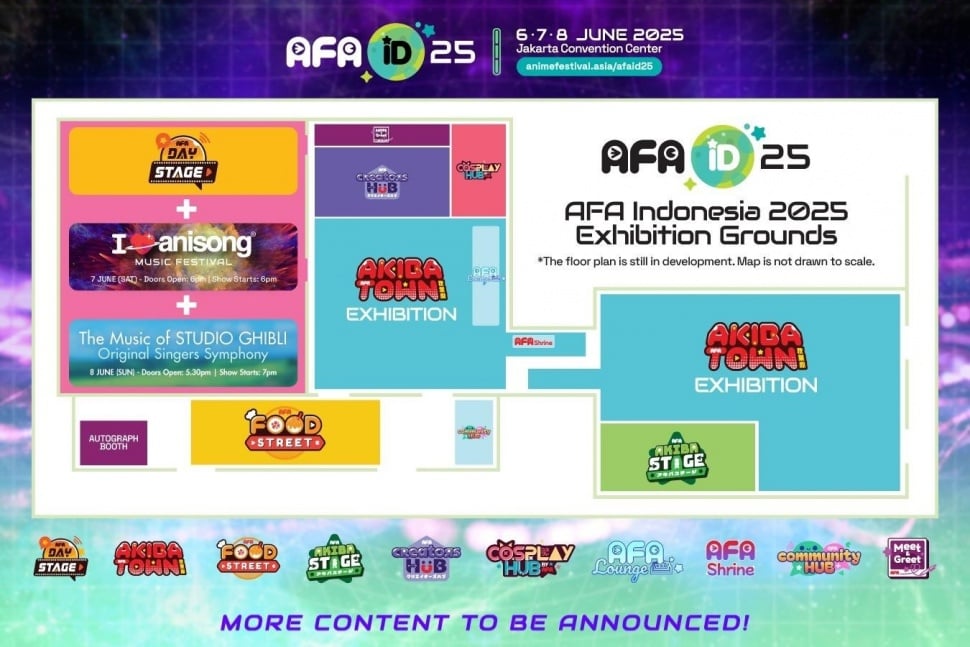 Denah Anime Festival Asia. (Dok: Istimewa)