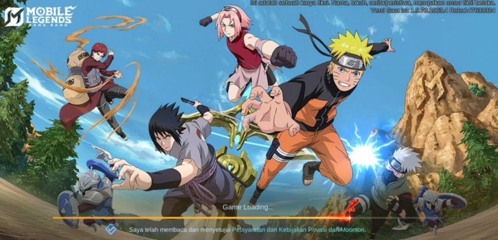 MLBB X Naruto. (Suara.com/ Rezza Rachmanta)