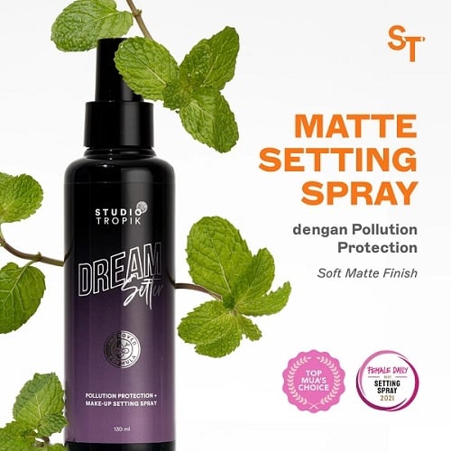 Rekomendasi setting spray untuk kulit berminyak - Studio Tropik.