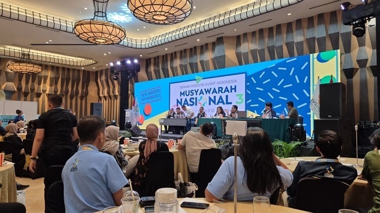 Musyawarah Nasional III Dewan Industri Event Indonesia (IVENDO), 16–17 Mei 2025 di Jakarta. [dokumentasi]