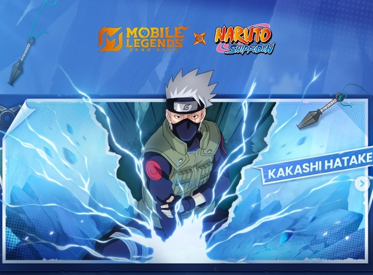 Ilustrasi karakter di event Mobile Legends x Naruto. (ist)