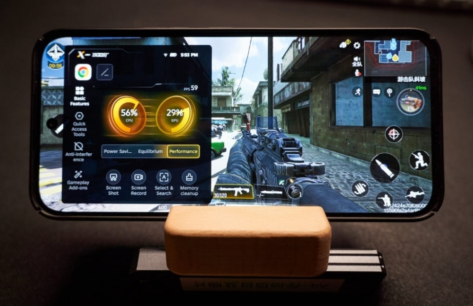 Infinix GT 30 Pro Gaming Master Edition saat mengaktifkan fitur gaming. (Gizmochina)
