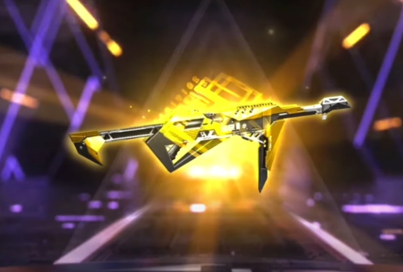 Ilustrasi skin MP40 Flashing Shade. (YouTube)