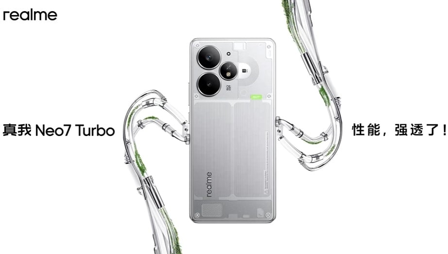 Poster resmi Realme Neo 7 Turbo. (ist)