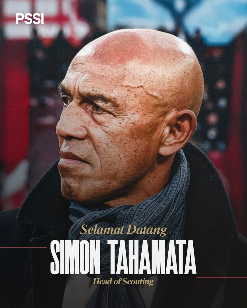Kata Pertama Simon Tahamata Usai Resmi Jadi Kepala Pemandu Bakat [Instagram PSSI]