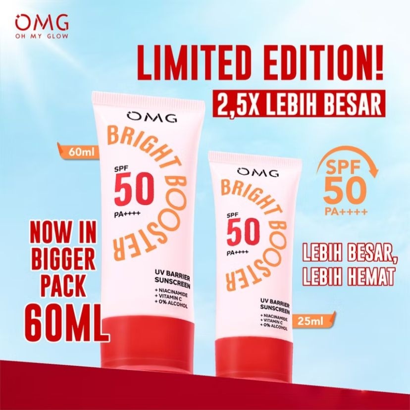 OMG OH MY GLOW UV Barrier Sunscreen SPF 50 PA++++ (Shopee/OMG Beauty Official Shop)