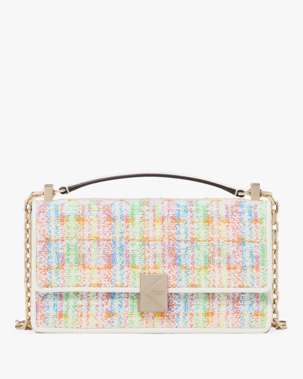 Deco Tweed Mini Flap Chain Crossbody. (dok. Kate Spade)