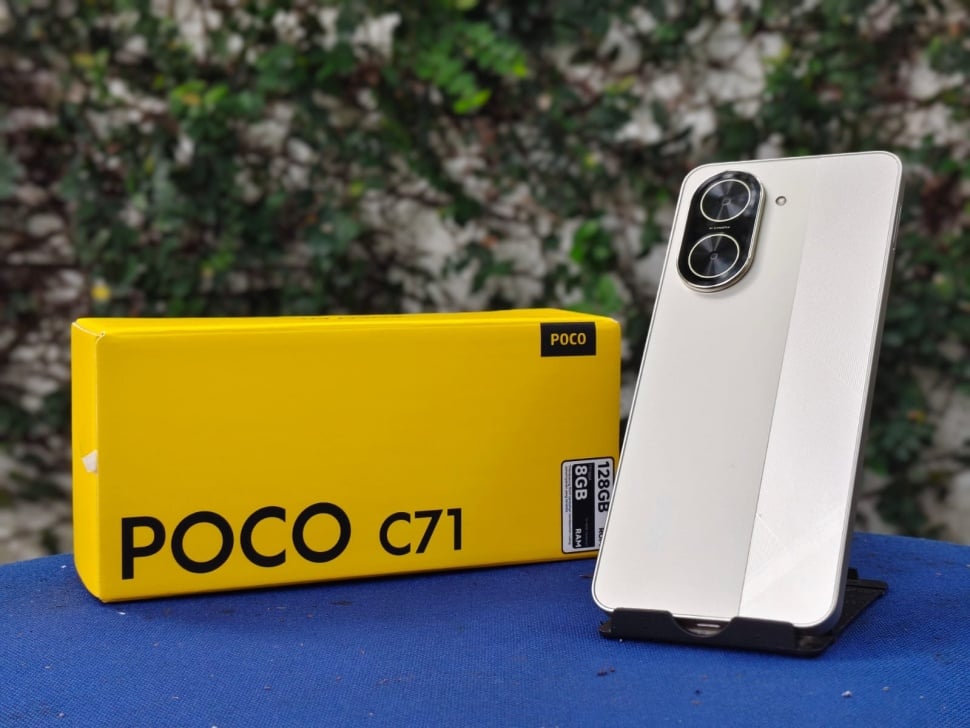 POCO C71. (Suara.com/Cesar Uji Tawakal)