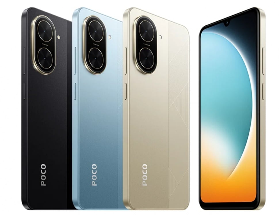 Penampakan POCO C71. (POCO)