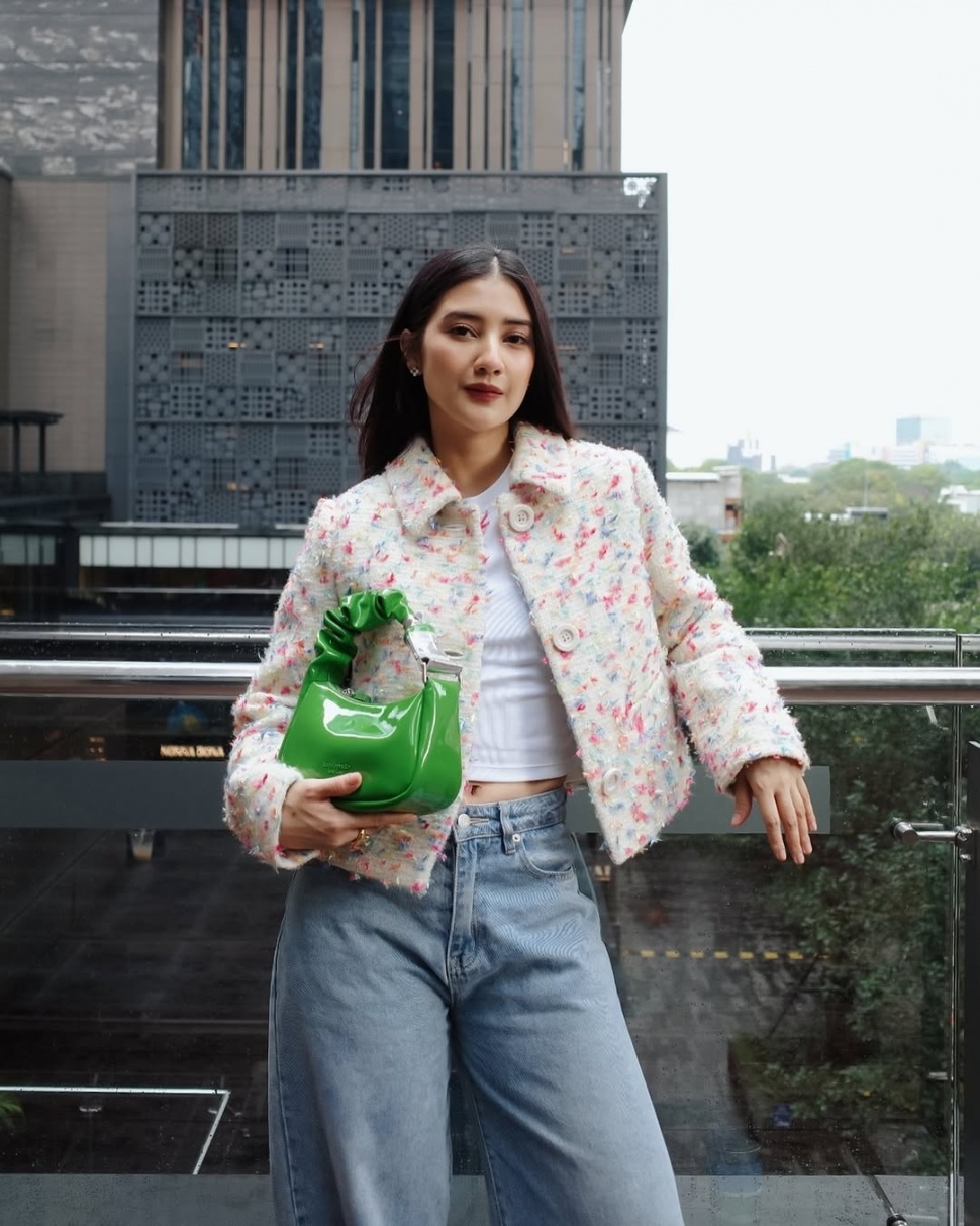 OOTD Fita Anggriani. (dok. Kate Spade)