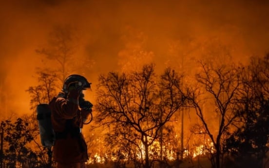 kebakaran hutan dan lahan di Sumatera Selatan