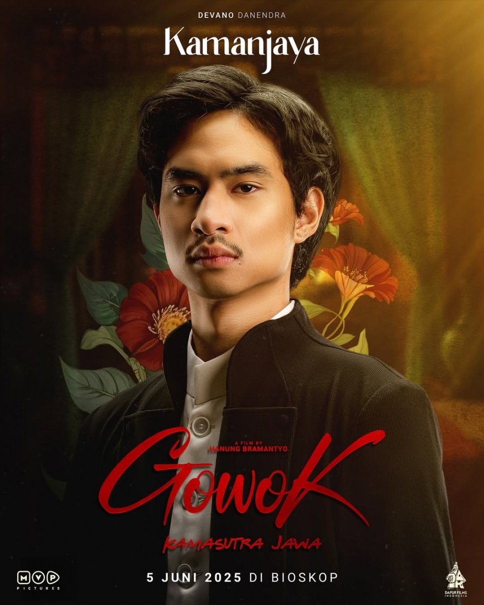 Penampilan Devano Danendra di film Gowok. [Instagram]