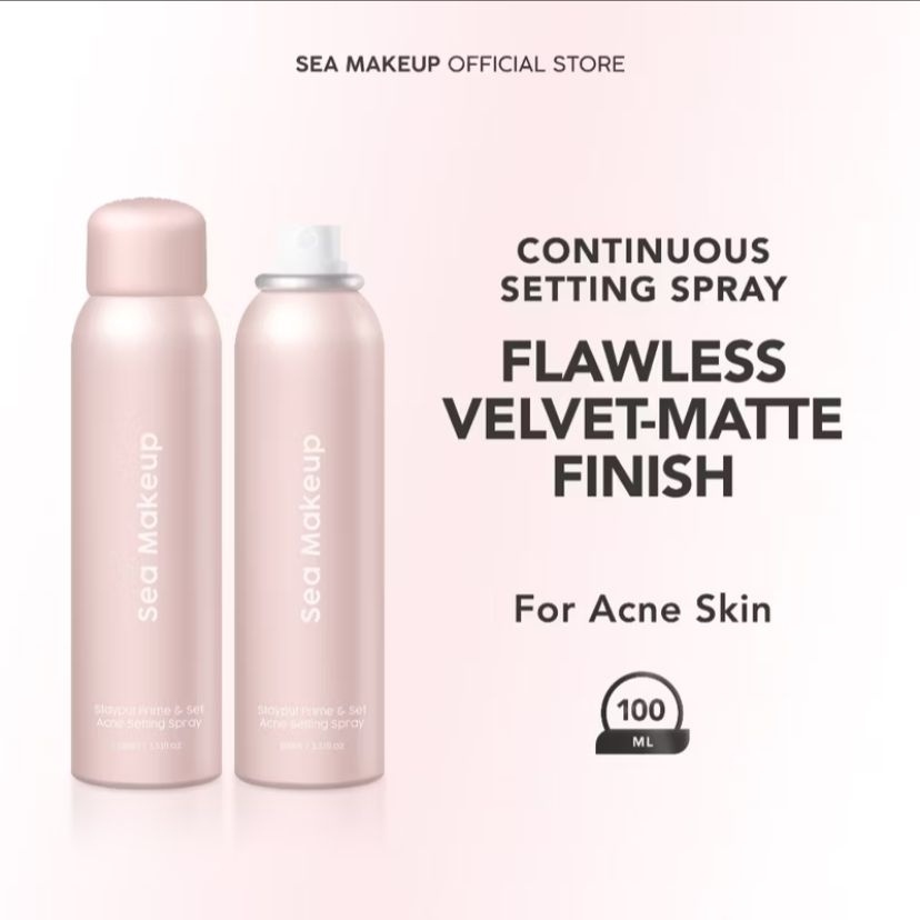 Sea Makeup Stayput Prime & Set Continuous Setting Spray (Shopee/Sea Makeup Official Shop) 