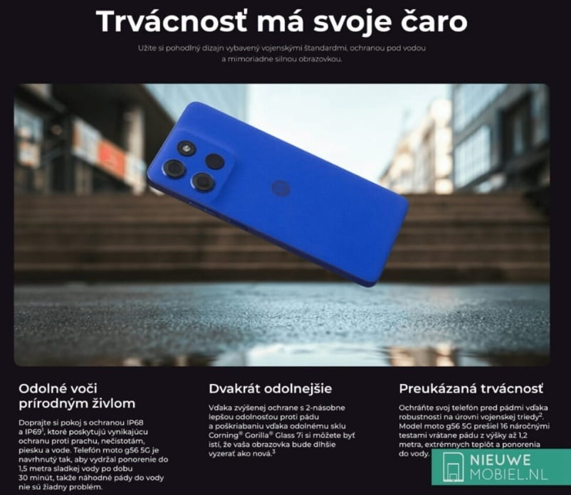 Poster Moto G56. (Motorola via Niuwe Mobiel)