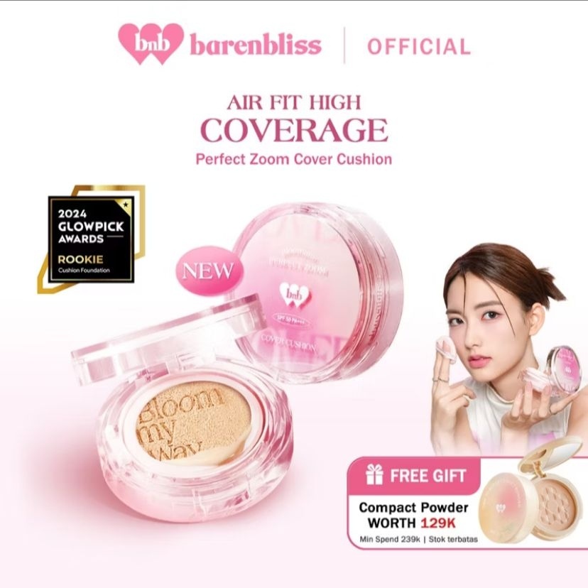 BNB barenbliss Bloomatte Perfect Zoom Cover Cushion (Shopee)