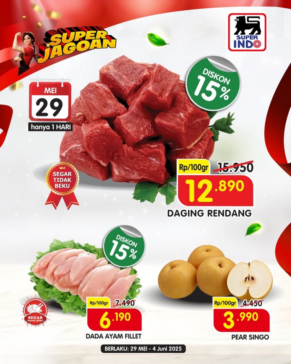 Promo Superindo hari ini 29 Mei 2025 (Instagram/infosuperindo)