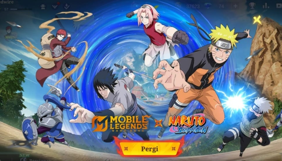 Ilustrasi event Naruto di Mobile Legends. (ist)