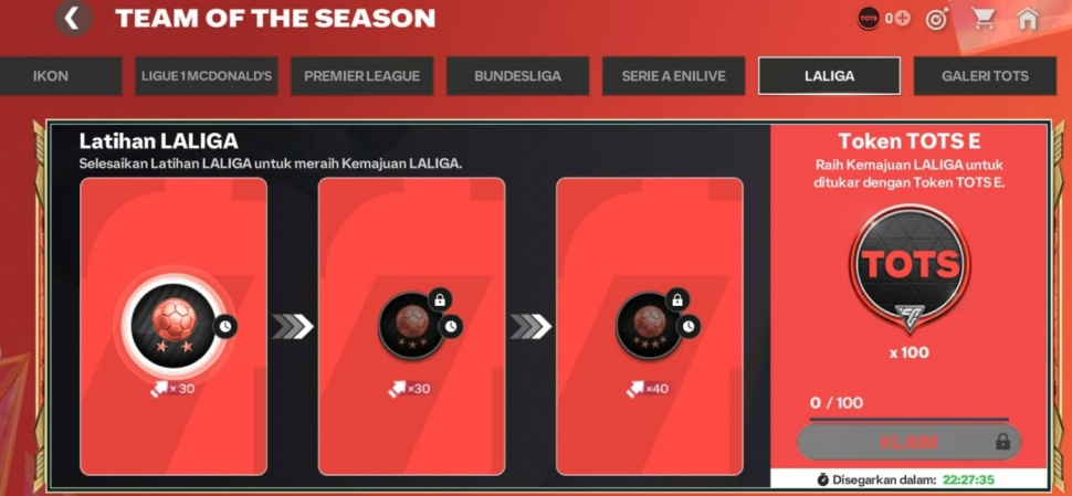 Event TOTS La Liga FC Mobile. (Suara.com/ Rezza Rachmanta)