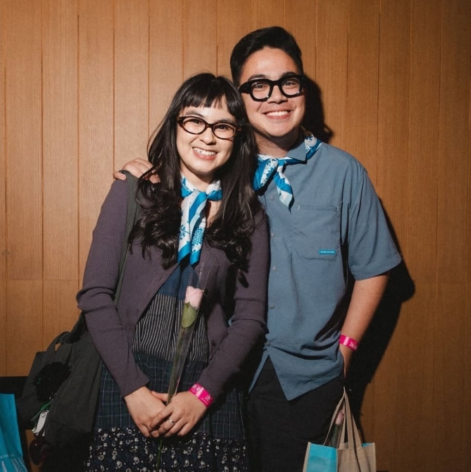 Outfit couple Umay Shahab & Inarah Syarafina (Foto: Instagram.com/umayshahab)