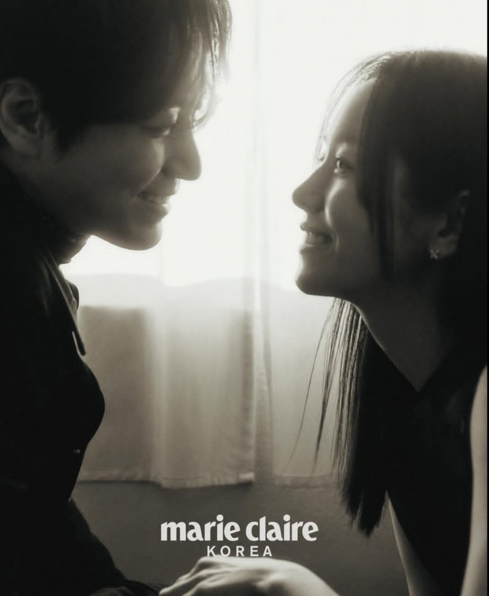 Lee Joon Hyuk & Han Jimin (Sumber foto: Instagram.com/marieclairekorea)