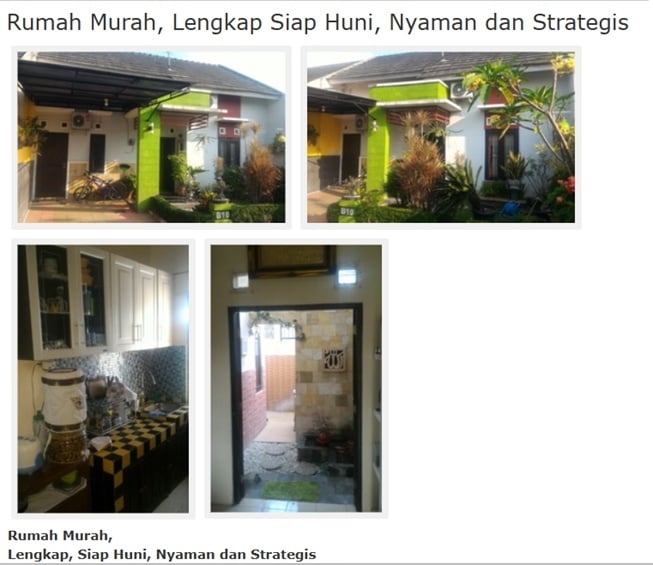 Rumah siap huni di Jalan Raya Pleret (Jogja Indonesia)
