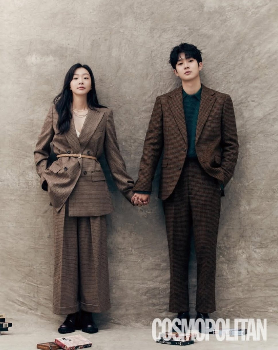 Choi Woo Shik & Kim Dami (Sumber foto: Instagram.com/cosmopolitankorea)