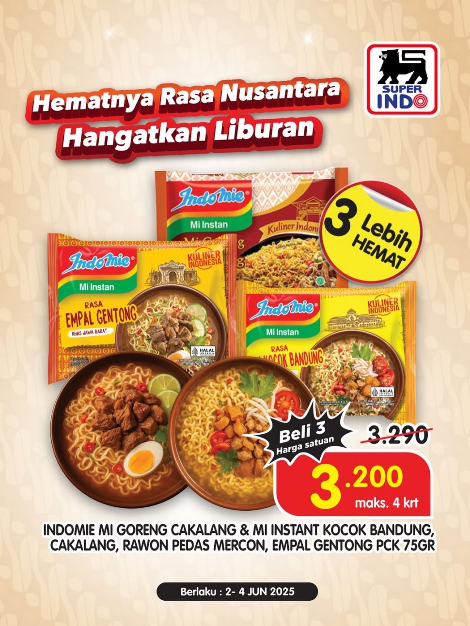 Promo Superindo yang berlaku mulai hari ini (Instagram/infosuperindo)