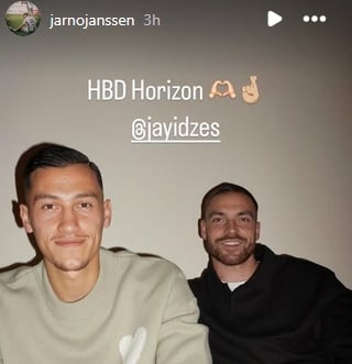 Jay Idzes Dapat Ucapan Spesial dari Pemain Liga Jerman: HBD Horizon! [Tangkap layar Instagram]