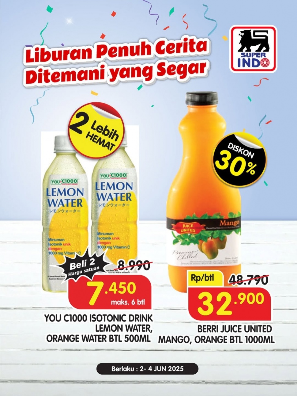 Promo Superindo hari ini, Selasa, 3 Juni 2025 (Instagram/infosuperindo)