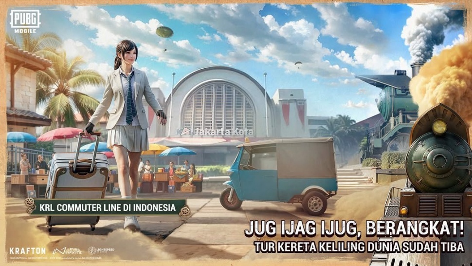 Kolaborasi PUBG Mobile dan Attack on Titan. [PUBG Mobile Indonesia]