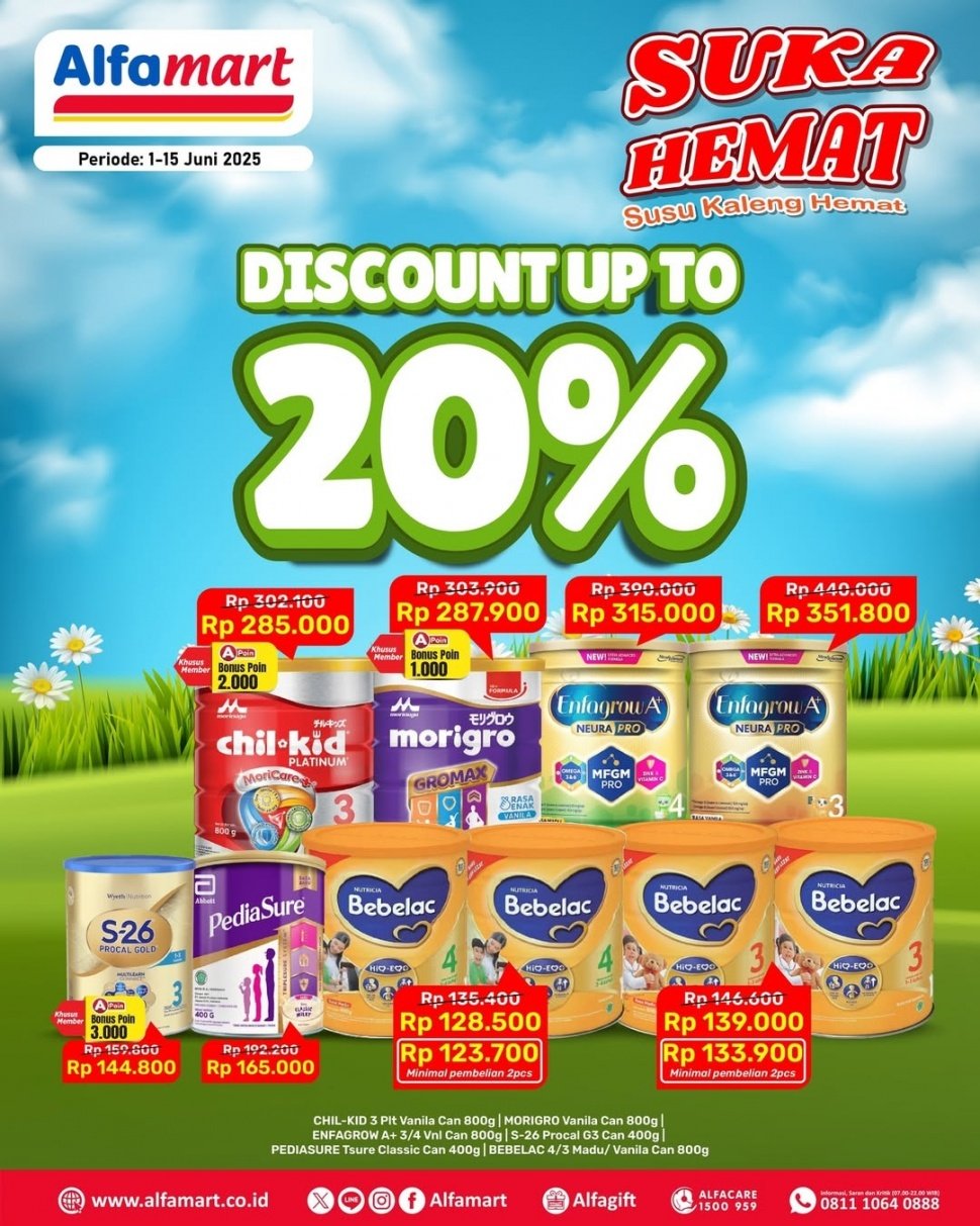 Promo Alfamart yang berlaku hari ini, Selasa, 3 Juni 2025 (Instagram/alfamart)