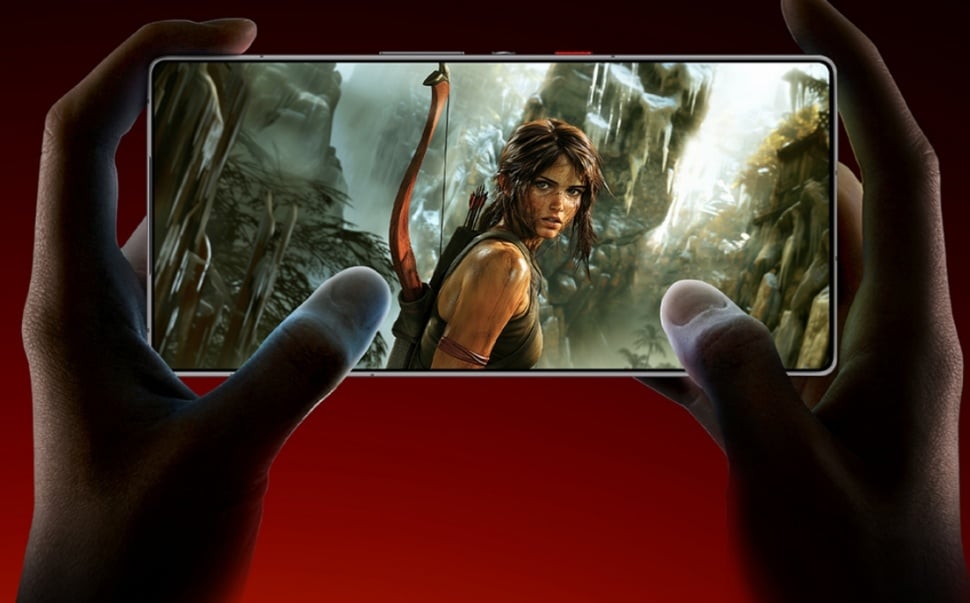 Layar HP gaming Red Magic 10S Pro Plus. (Nubia)