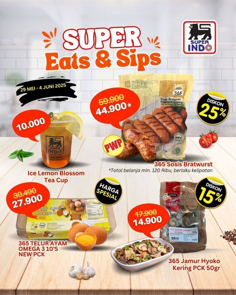 Promo Superindo hari ini, Selasa, 3 Juni 2025 (Instagram/infosuperindo)