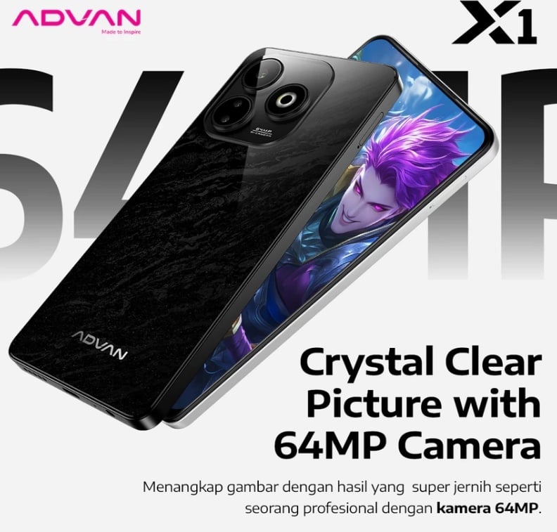 Spesifikasi Advan X1. (Advan)