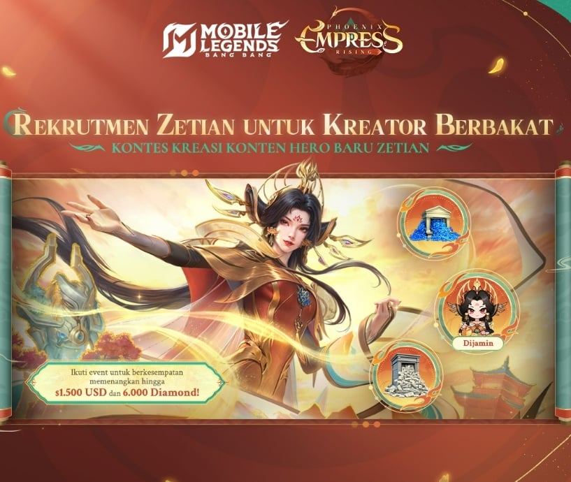 Kontes berhadiah dari MLBB. (Instagram)