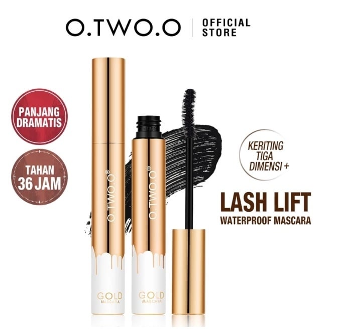 O.TWO.O Mascara Waterproof Long Lasting Volumizing Lengthen Eye Lash Makeup (Shopee)