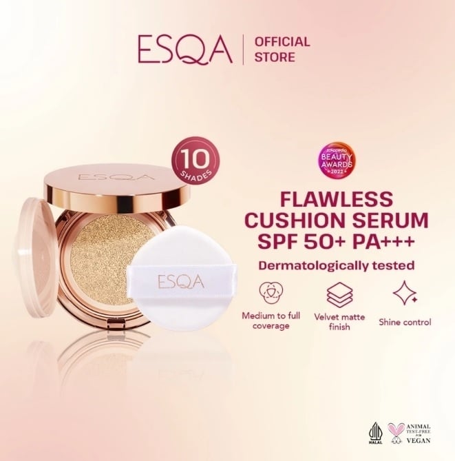 ESQA Flawless Cushion Serum (Shopee)
