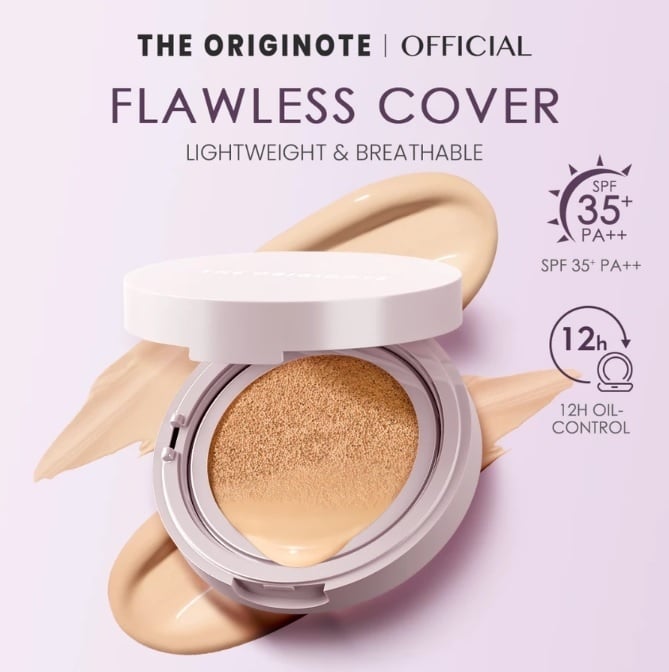 The Originote High Cover Serum Cushion (Shopee)