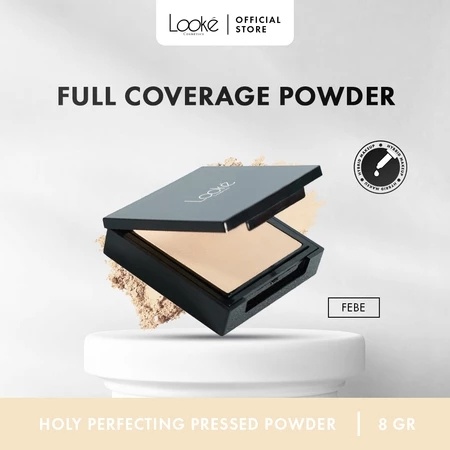 Looke Holy Perfecting Pressed Powder Febe (Shopee/Looké Cosmetics Official Shop)