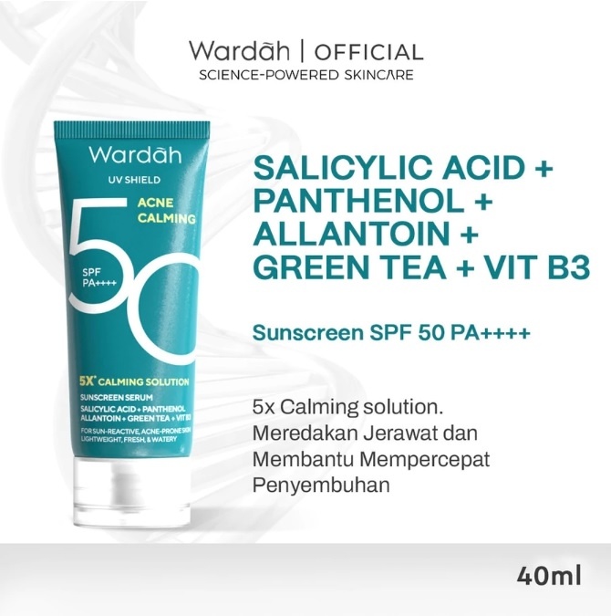 Wardah UV Shield Acne Calming (Shopee)