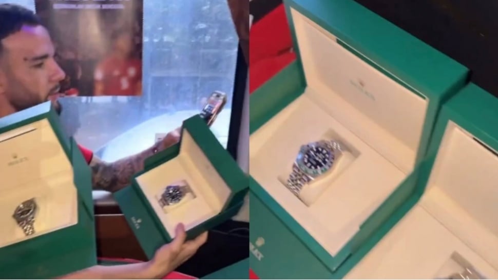 Timnas Dapat Jam Tangan Rolex Rp254 Juta dari Prabowo. [Instagram Justin Hubner]