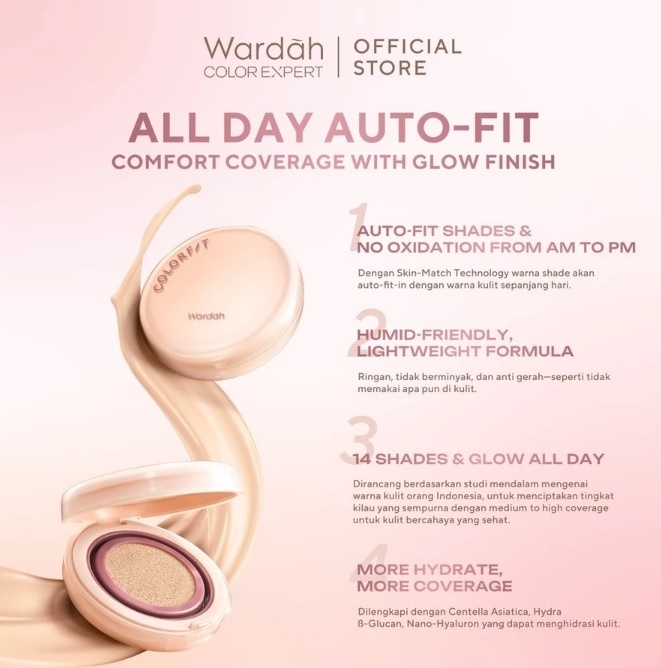 Wardah Colorfit Perfect Glow Cushion (Shopee)