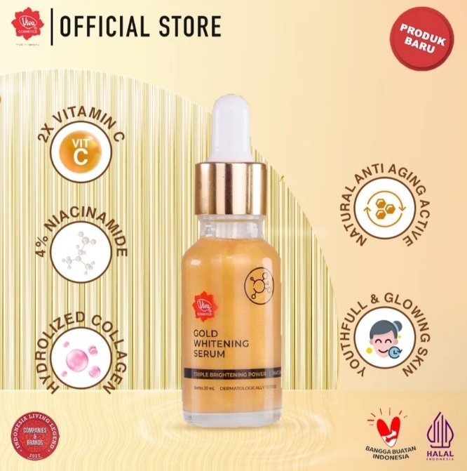 Viva Gold Whitening Serum (Shopee)