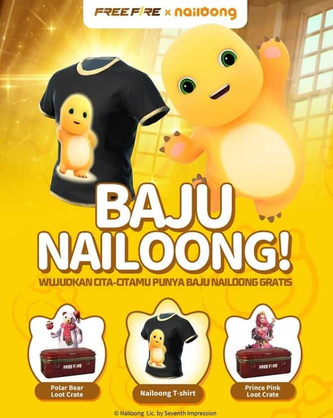 Event Free Fire x Nailoong. (Instagram)