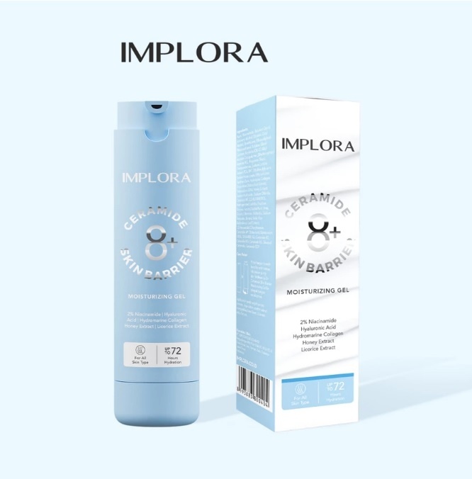 IMPLORA Ceramide 8+ Skin Barrier Moisturizing Gel (Shopee)